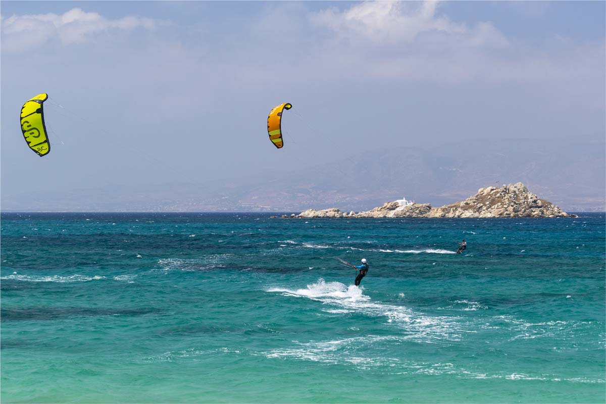 Naxos kitelife : kiteboarding rental cruizing mikri vigla